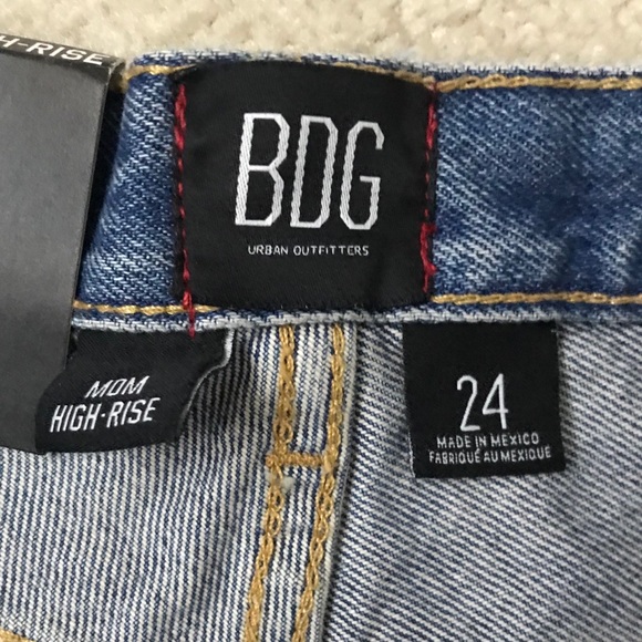 BDG Urban Outfitters High Rise Mom Shorts Size 24 - Picture 3 of 5